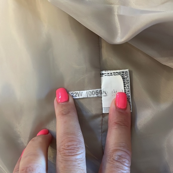 LE SUIT COLLECTION plus size 3 button down blazer / jacket Tan color size 22 - Picture 12 of 12